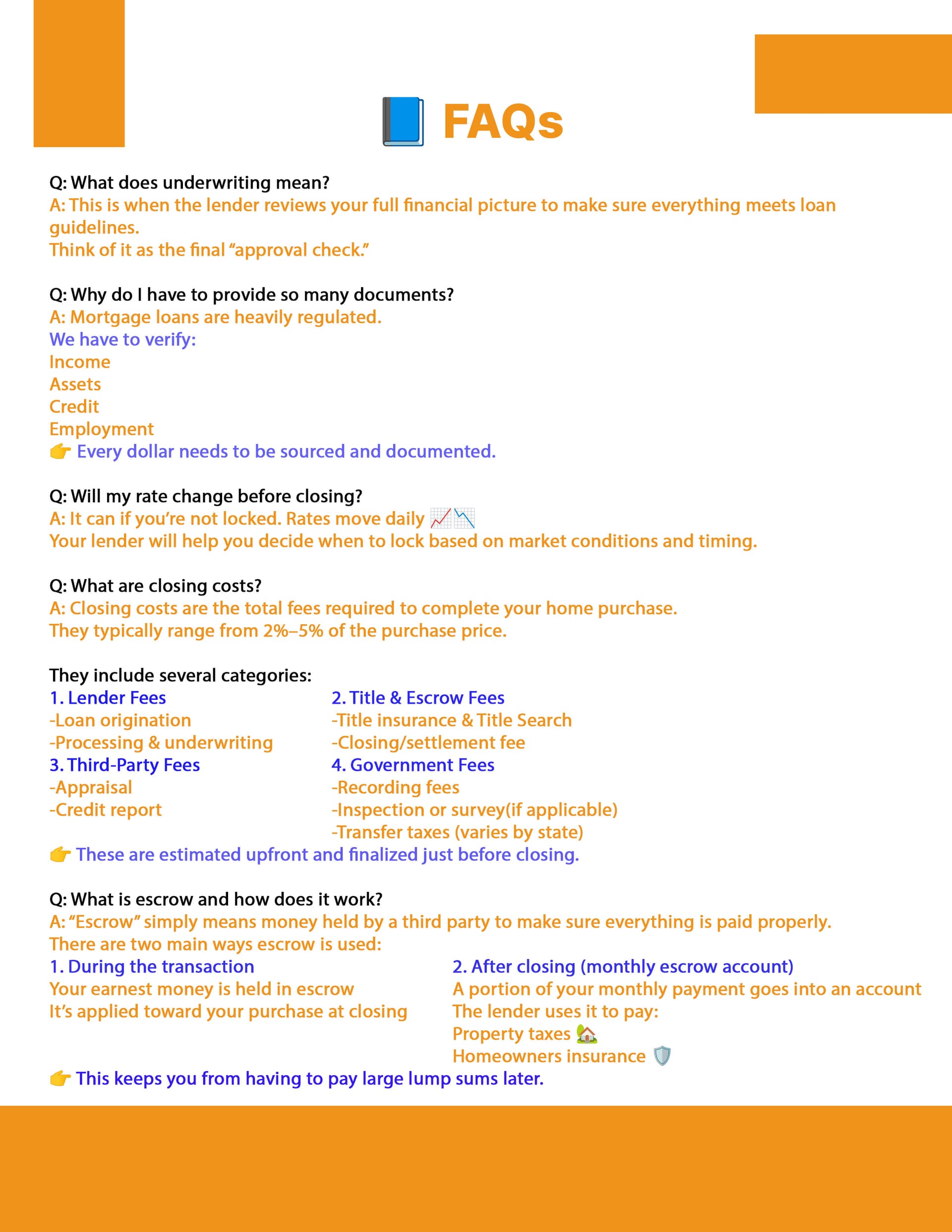 Real Estate FAQ page 3