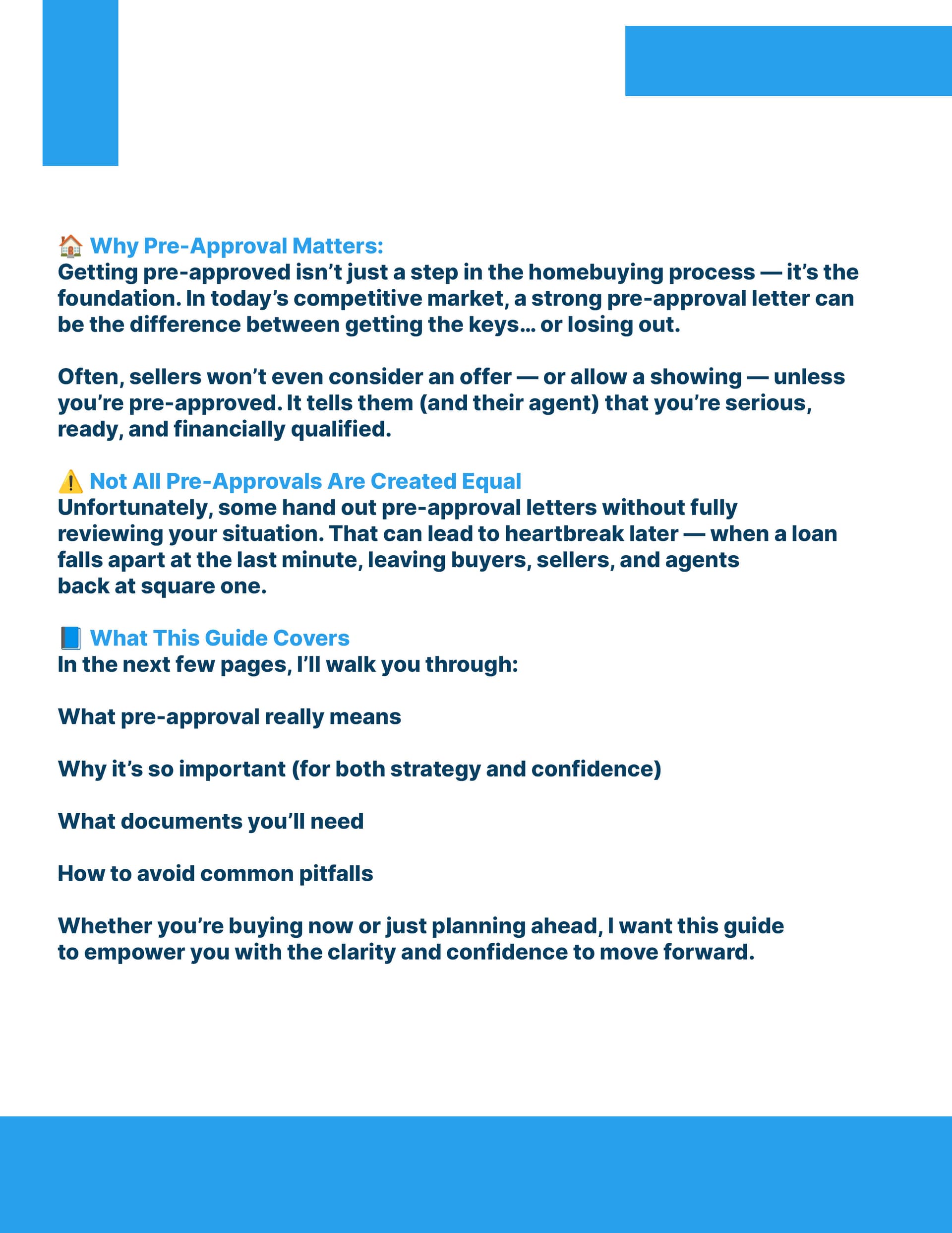 Pre-Approval Guide page 2