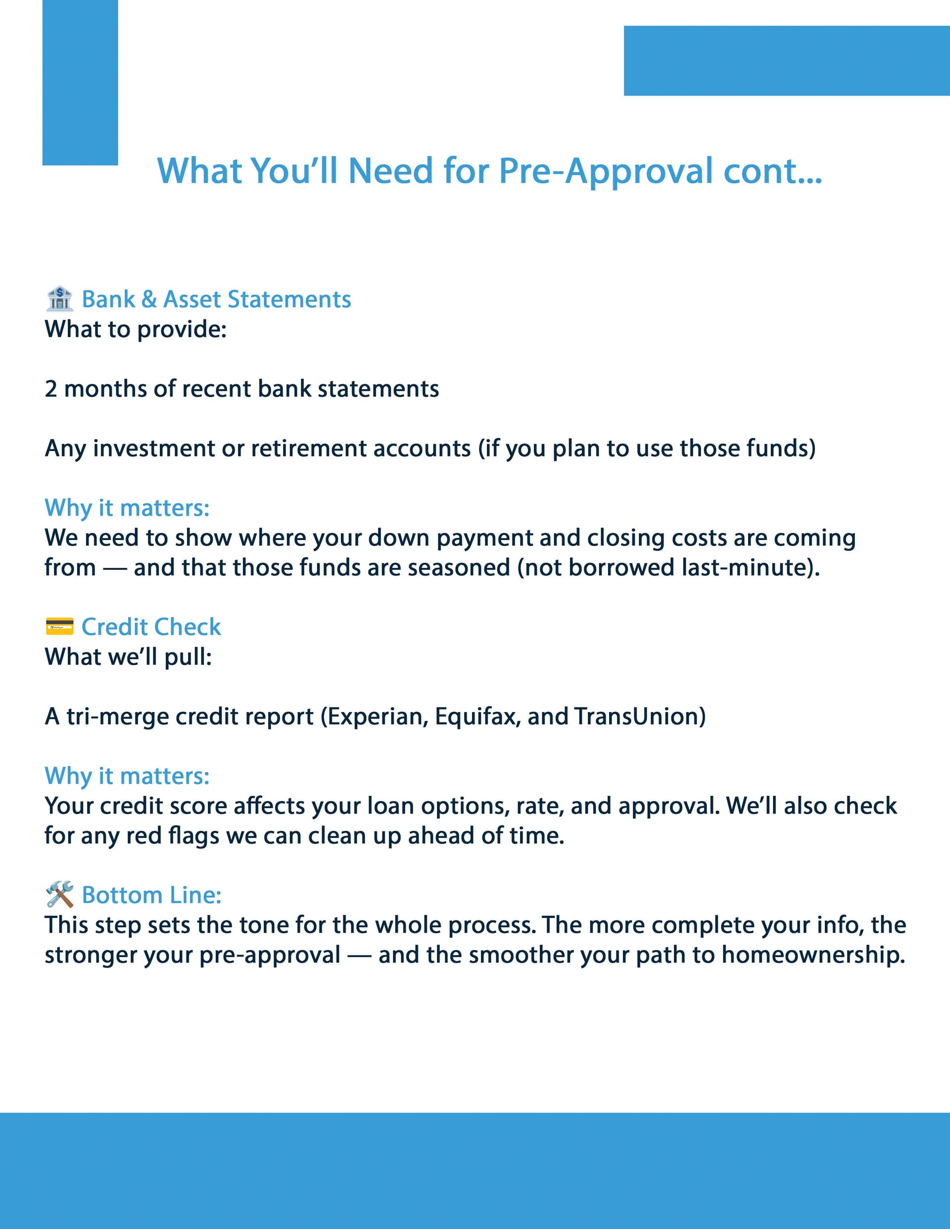 Pre-Approval Guide page 4
